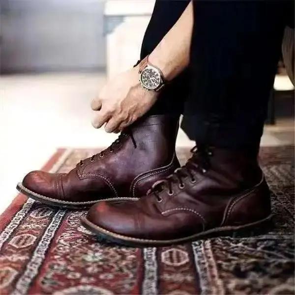 Chaussures en cuir marron Jason™ de Danoir Paris pour homme, taille 38, avec semelle élégante et finition soignée.