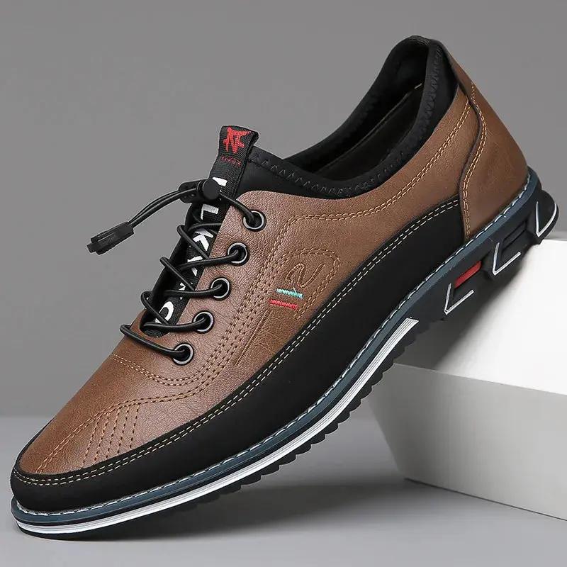 Chaussures Oxford orthopédiques Marcel™ marron en cuir par Danoir Paris, pointure 38, avec lacets et semelle confortable