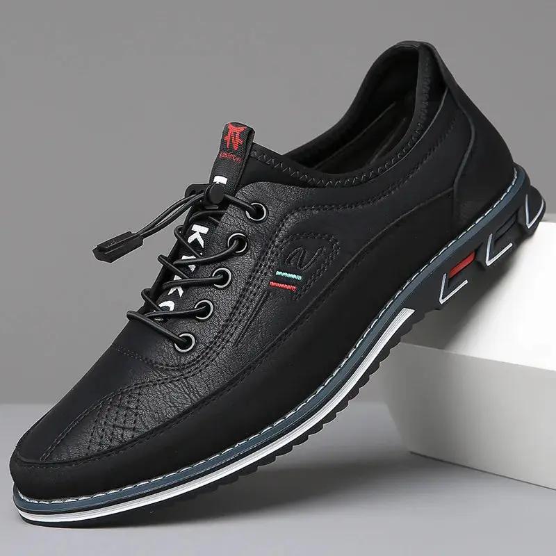 Chaussures Oxford orthopédiques Marcel™ marron pour homme, taille 38, de la marque Danoir Paris, en cuir élégant.