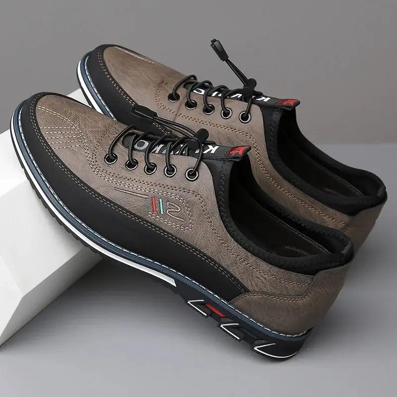 Chaussures Oxford orthopédiques Danoir Paris Marcel™ marron, pointure 38, en cuir avec lacets, semelle confortable.