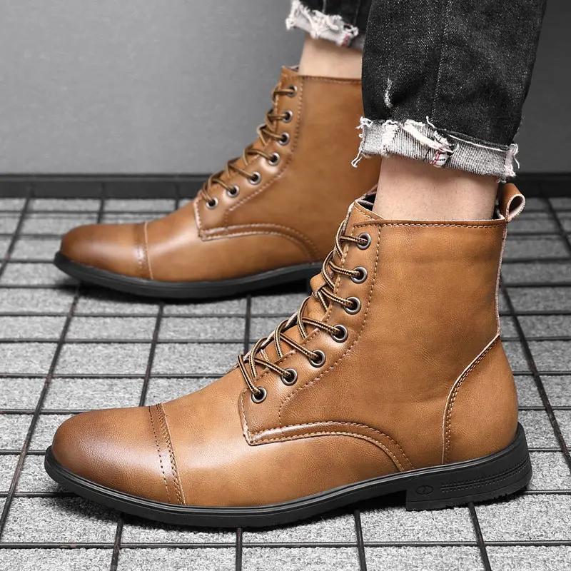 Bottines en similicuir marron châtaigne Morgan de Danoir Paris, taille 38, avec design élégant et semelle solide.