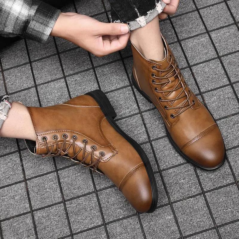 Bottines en similicuir marron châtaigne Morgan de Danoir Paris, taille 38, chaussures élégantes pour femme.