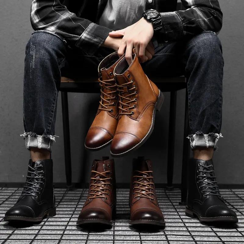 Bottines en similicuir marron châtaigne Morgan par Danoir Paris, taille 38, avec semelle élégante et finition soignée.
