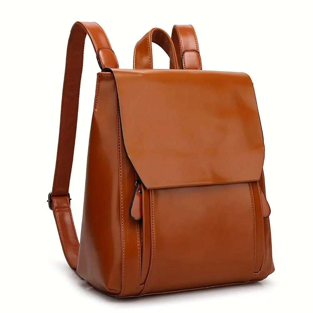 Sac à dos rétro-chic matelassé Elowen de Danoir Paris en marron, avec finition élégante et design tendance.