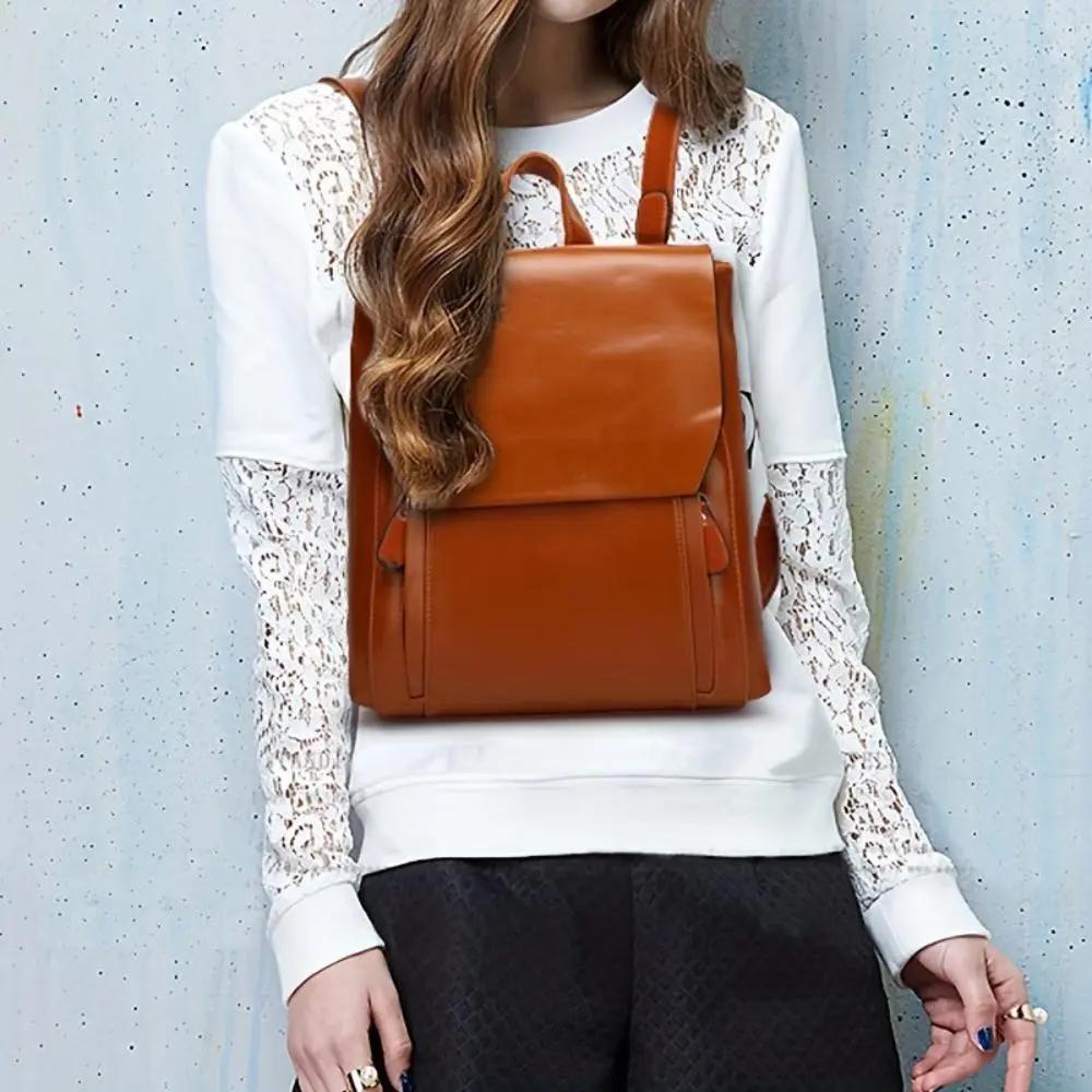 Sac à dos rétro-chic matelassé Danoir Paris Elowen en marron, design élégant et tendance pour un style sophistiqué.