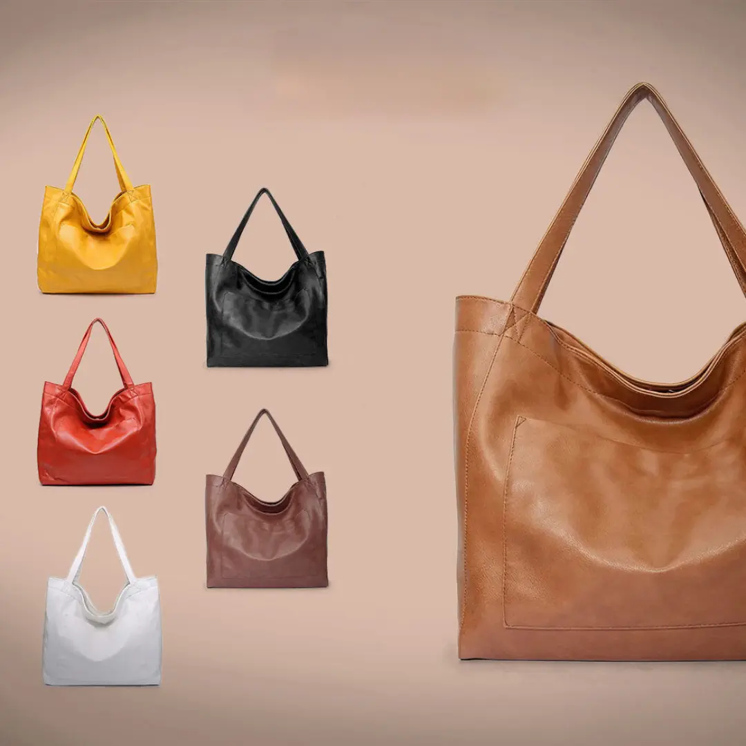 Sac à bandoulière Danoir Paris Ringelblume en matériau doux, élégant et marron, avec détails raffinés et finition de luxe.