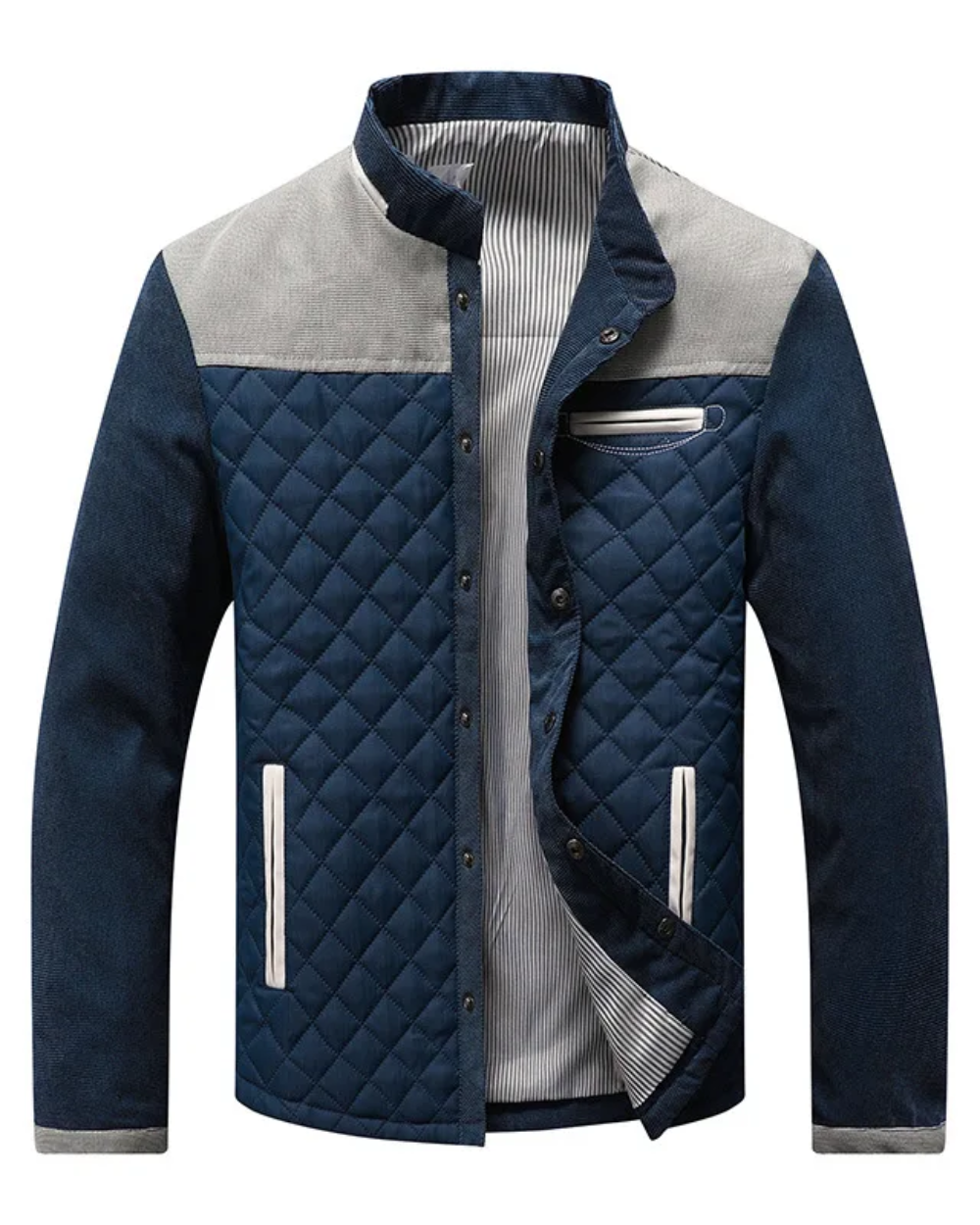 Veste pour homme de luxe Danoir Paris en marron, tissu élégant avec col et boutons sophistiqués.