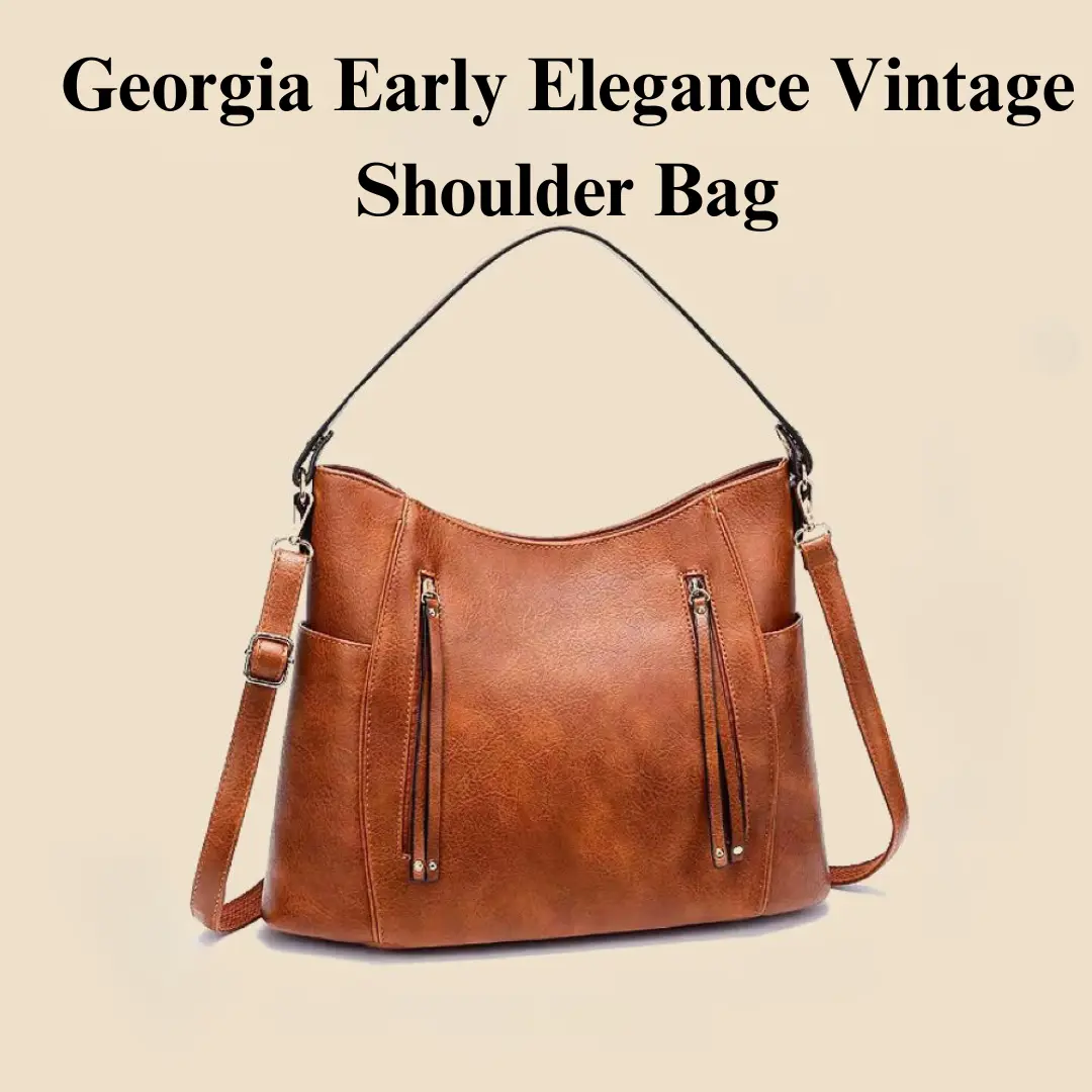 Sac à bandoulière vintage Tessa de Danoir Paris en cuir marron au design classique et intemporel, avec détails élégants.