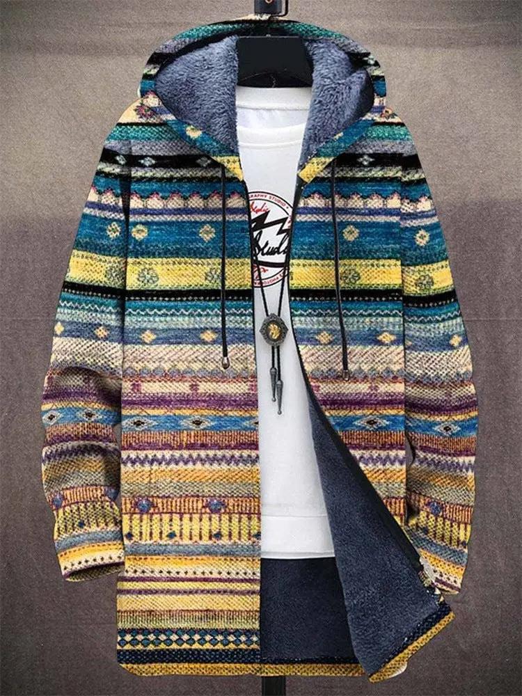 Gilet de luxe Annet de Danoir Paris, multicolore jaune, inspiré par l'art, porté avec un style élégant et sophistiqué.