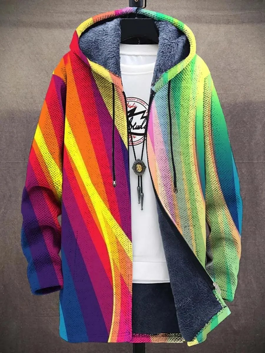 Gilet multicolore Danoir Paris Kira inspiré de l'art de luxe, détails colorés et tissu élégant visible en image.