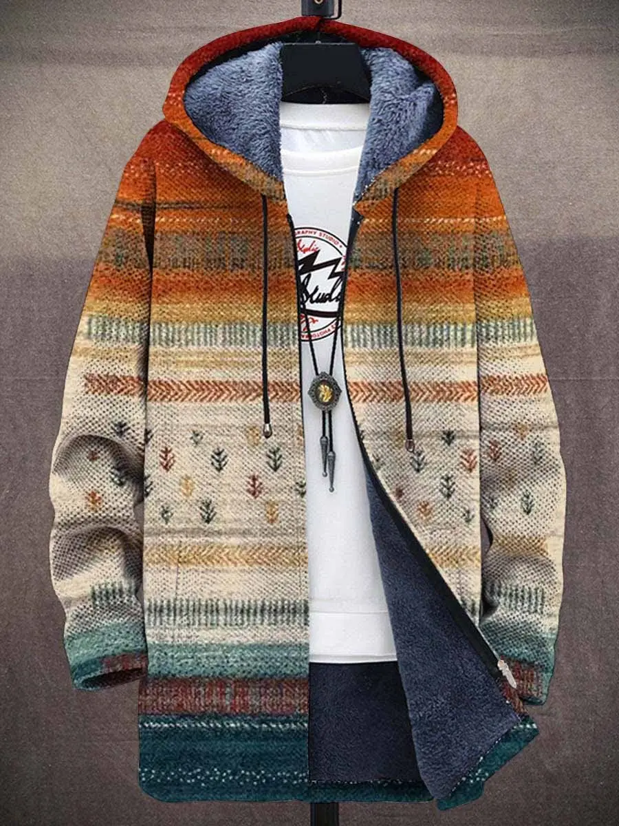 Veste de luxe Zalie de Danoir Paris, inspirée par l’art, en tissu multicolore avec motifs artistiques.