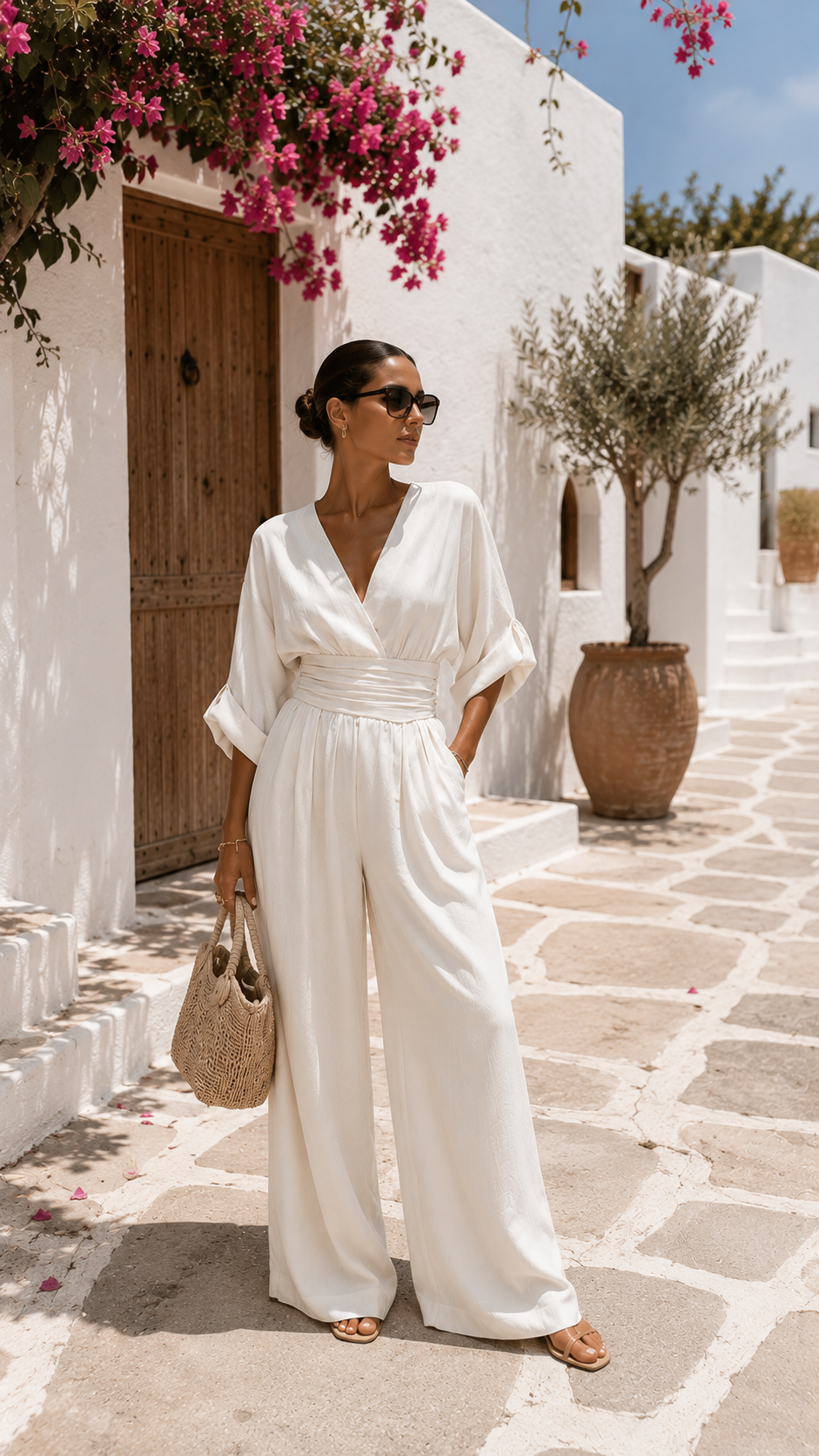Robe noire Danoir Paris Valeria en chiffon avec décolleté en V, élégante et fluide, vue de face sur fond blanc.