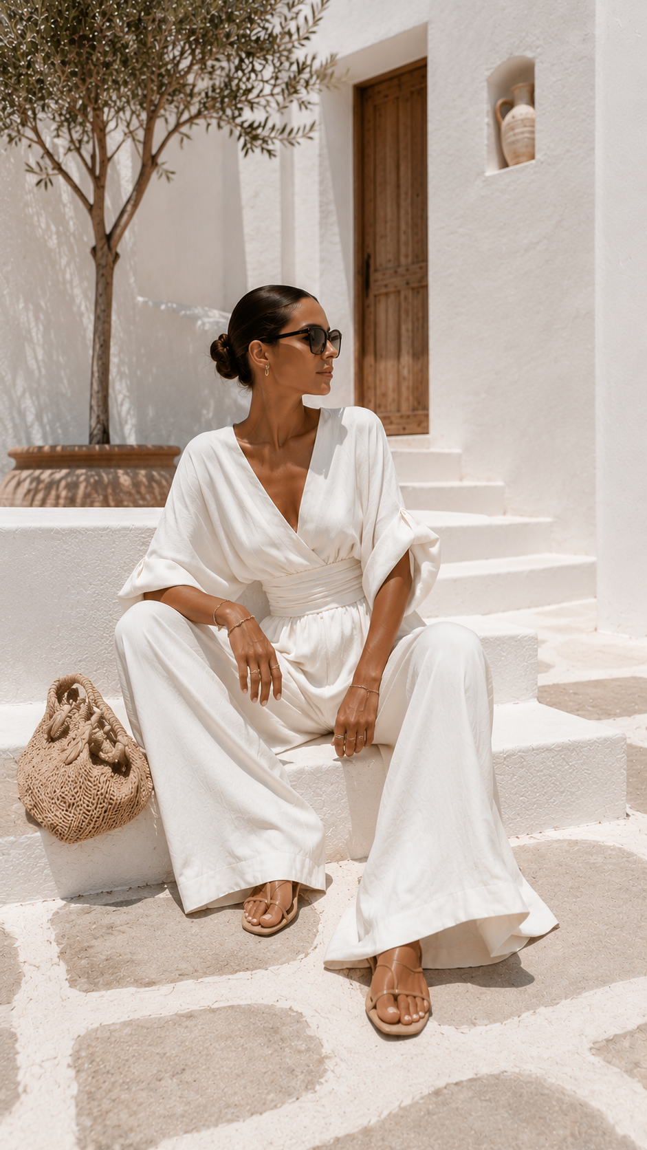 Robe noire Valeria en chiffon avec décolleté en V de Danoir Paris, vue de face sur un fond blanc.
