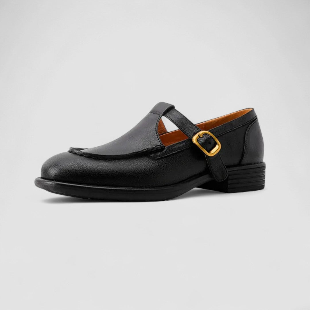 Chaussures pour bébé Anaïs™ Talon Classique de Danoir Paris en noir, avec talons fins et design élégant pour filles.