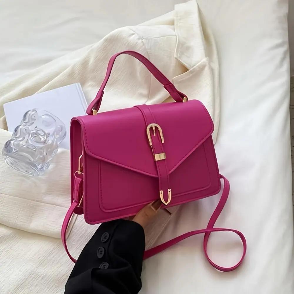 Sac à bandoulière noir Danoir Paris Tessa, sac élégant et minimaliste avec design épuré, en cuir synthétique.