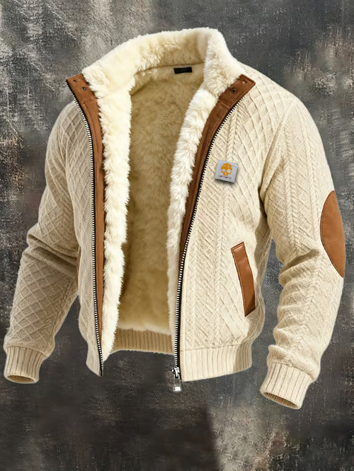 Blouson élégant beige Danoir Paris Maison Clément Paris avec col soigné, tissu sophistiqué et coupe moderne.