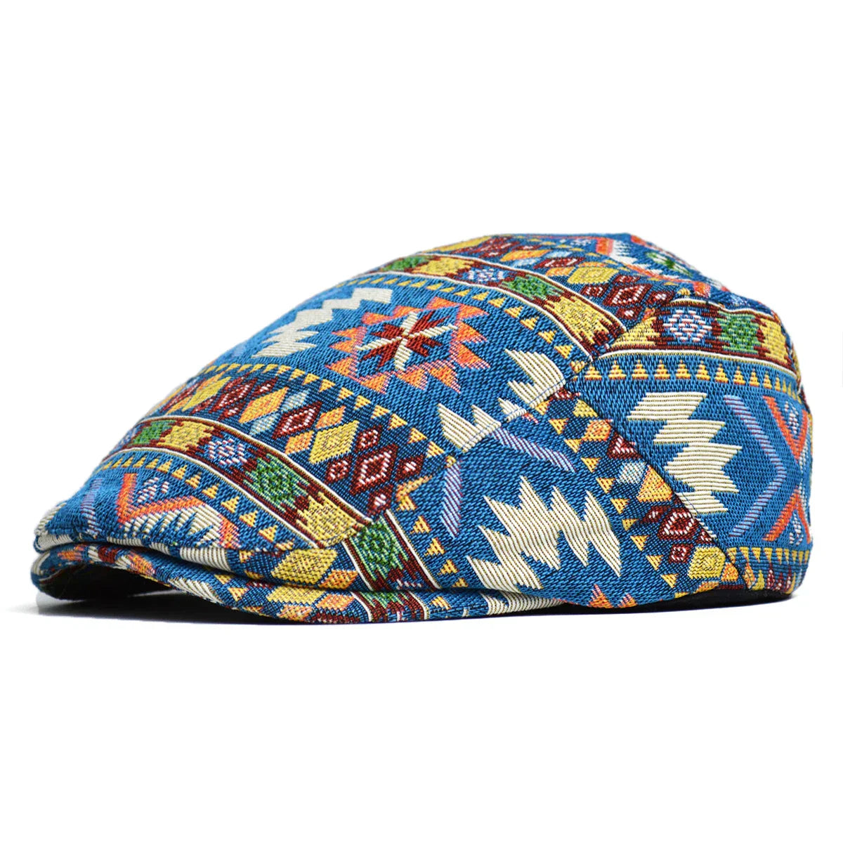 Chien vintage coloré Bloom™ Danoir Paris avec motif floral, en tissu coloré et élégant, vue de face.