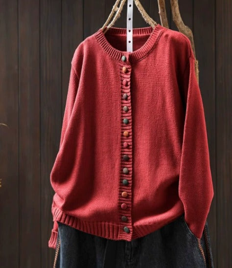 Gilet élégant et confortable Danoir Paris Karita en tissu rose, porté, détail de style et texture visible.