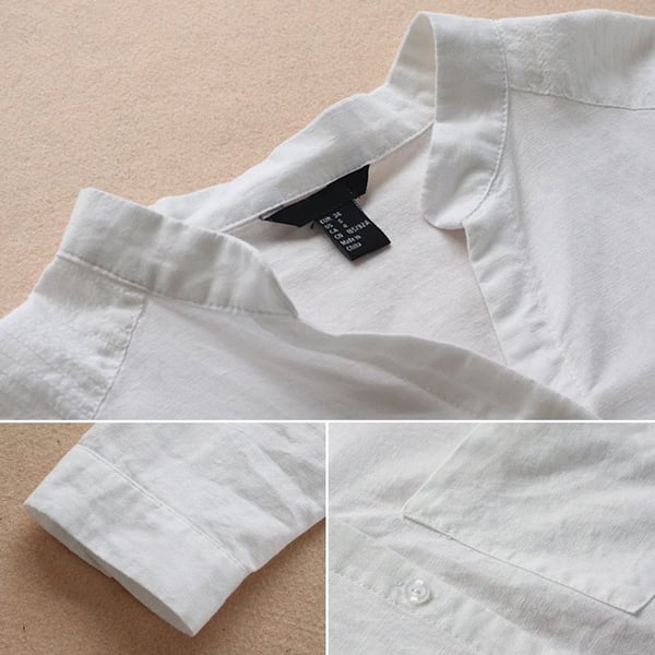Chemise ample élégante Vera de Danoir Paris en tissu rouge brique, vue de face.