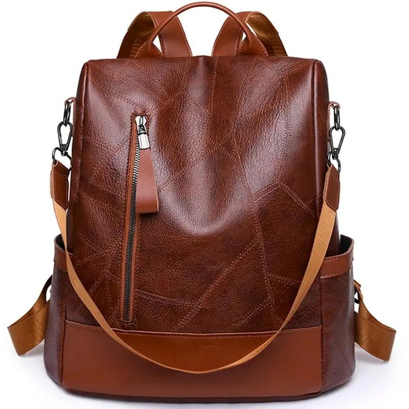 Sac à main Freya Danoir Paris en rouge, sac quotidien avec poignées, idéal pour les aventures urbaines et le style décontracté.