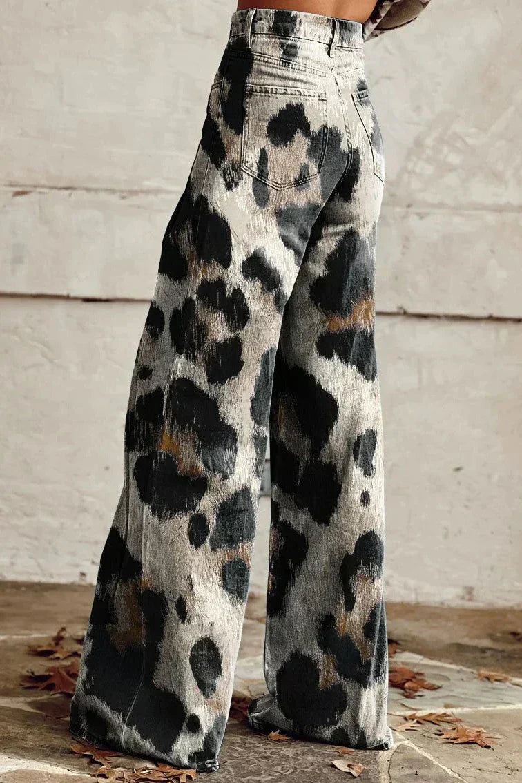 Pantaloni bohémien élégants Ghepardo par Danoir Paris, coupe fluide et style décontracté, en tissu léger et imprimé tendance.