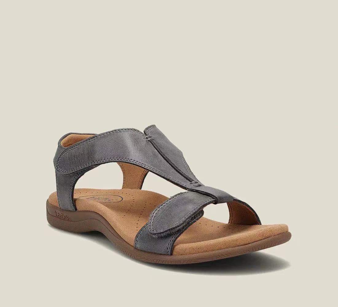 Sandales orthopédiques confortables Danoir Paris NELLY en noir, chaussures légères et adaptées pour un confort optimal.