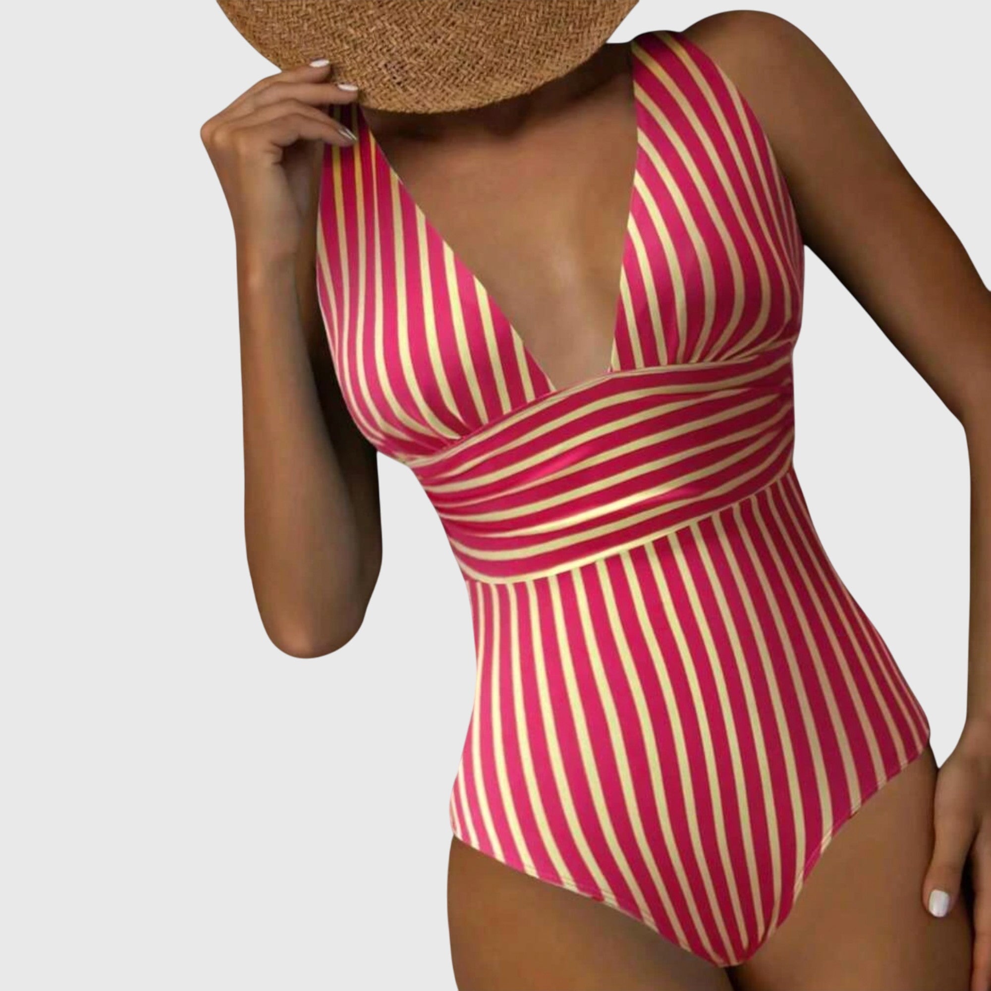 Maillot de bain turquoise Aurora de Danoir Paris, coupe ajustée, tissu résistant à l'eau, pour femmes.