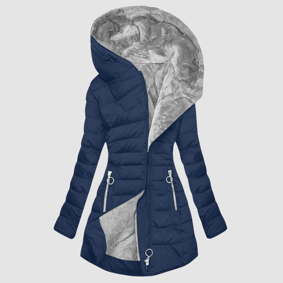 Manteau confortable Danoir Paris Cassiora en vert clair, coupe élégante et tissu doux pour un style chic et décontracté.