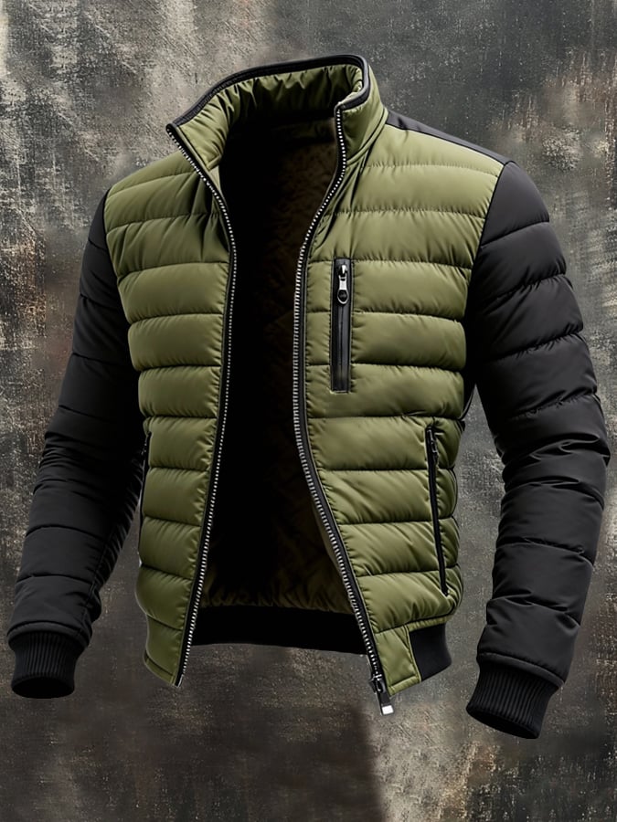 Veste décontractée Danoir Paris vert foncé, style casual, en tissu léger, portée sur une mannequin dans une image en plein jour.