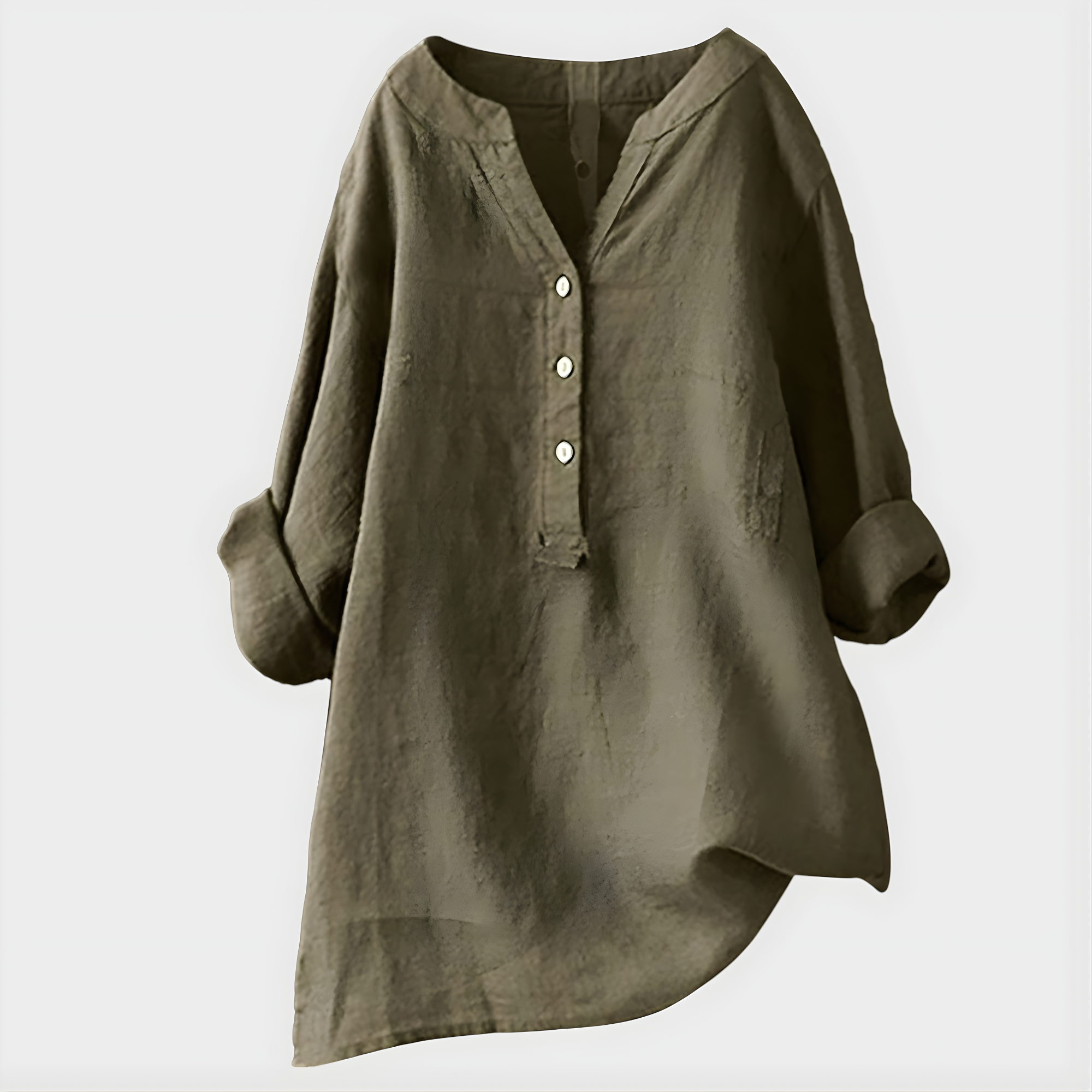 Blouse élégante Danoir Paris Diane, rose pastèque, col en V, tissu fluide, style sophistiqué et féminin.
