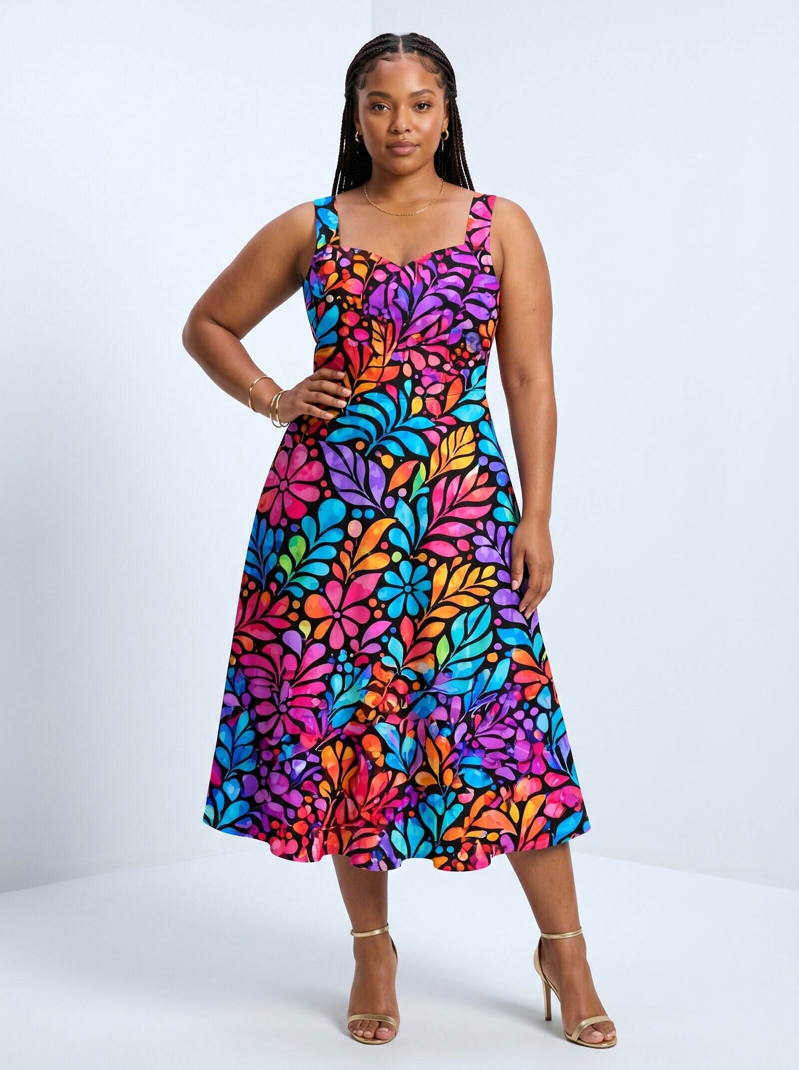 Robe corset Rangi de Danoir Paris, vêtement élégant en tissu noir avec détails de corset, pour une silhouette sophistiquée.