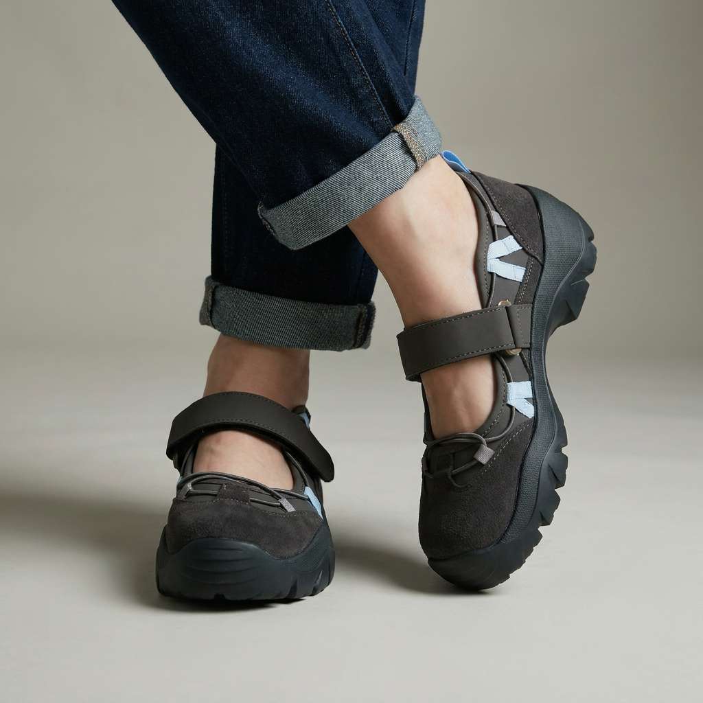 Mocassins Velina ComfortWalk en cuir noir par Danoir Paris, semelle confortable et design élégant pour femme.