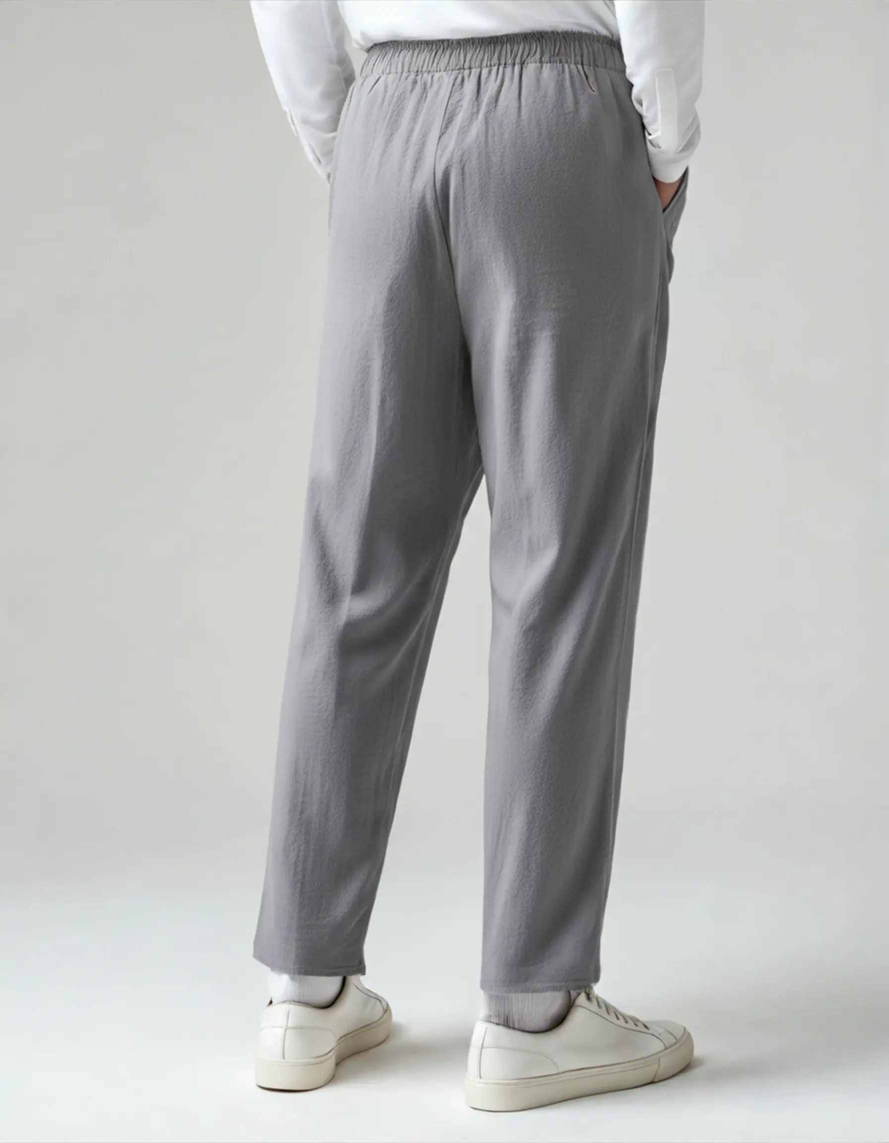 Pantalon en lin beige Zanzibar de la marque Old Money, coupe décontractée et tissu léger pour un style estival.