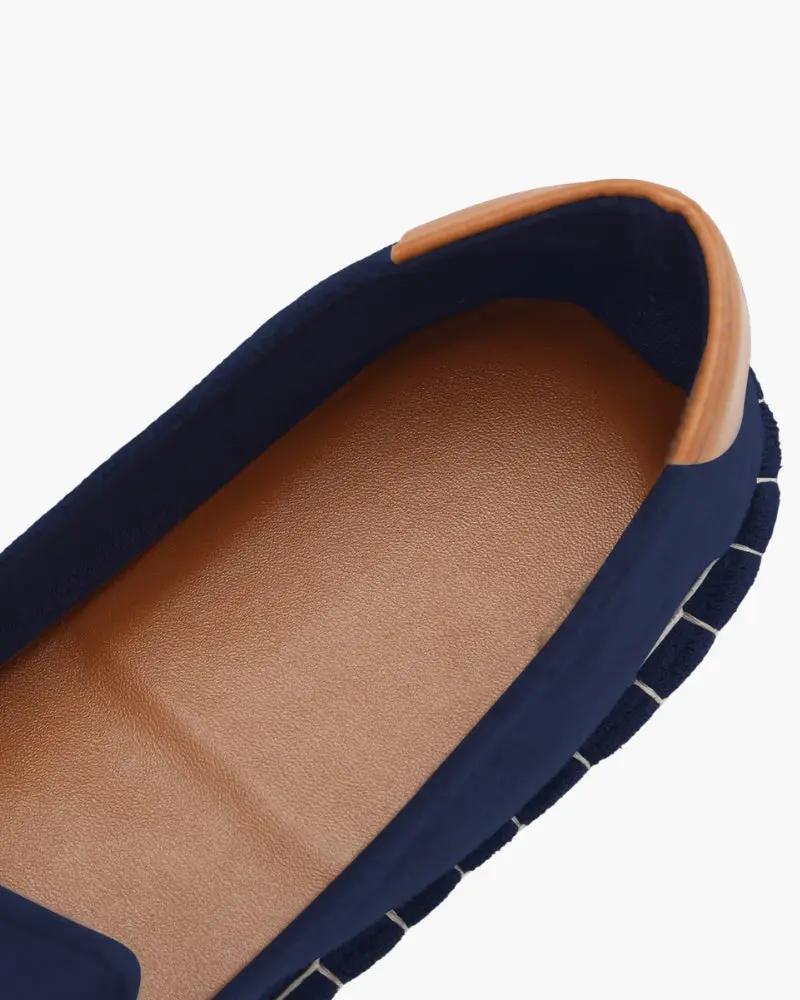 Espadrilles Soho de Marque Old Money en noir, pointure 38, avec semelle en corde et design décontracté.