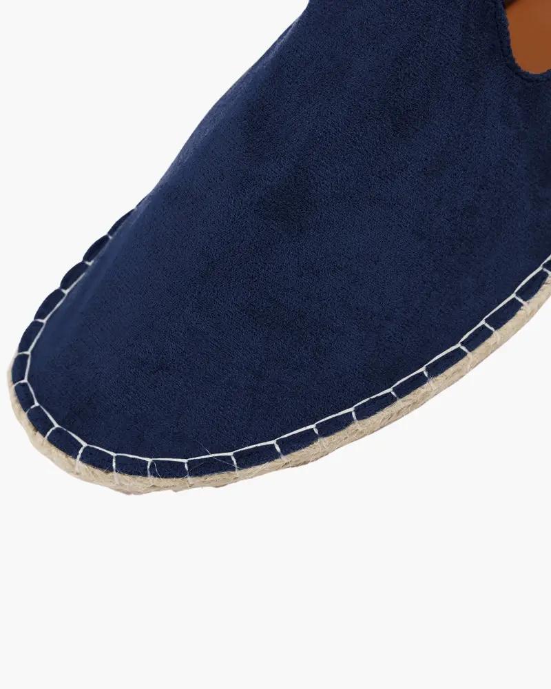 Espadrilles Soho noires de la marque Old Money, pointure 38, avec semelle en corde et design élégant.