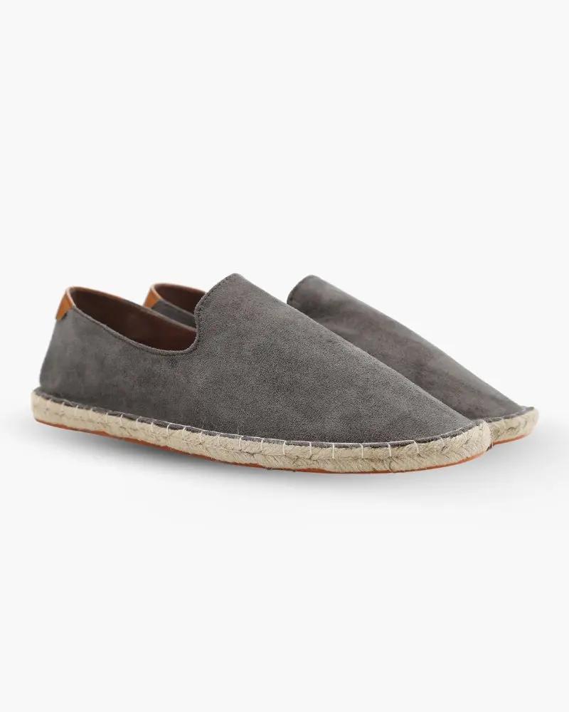 Espadrilles Soho noires de la marque Old Money, chaussures confortables en toile pour l'été.