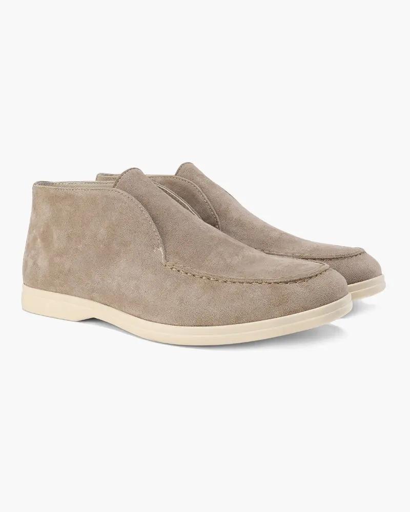 Mocassins en daim noir Old Money High Money, taille EU 39, élégants et confortables pour un style sophistiqué.