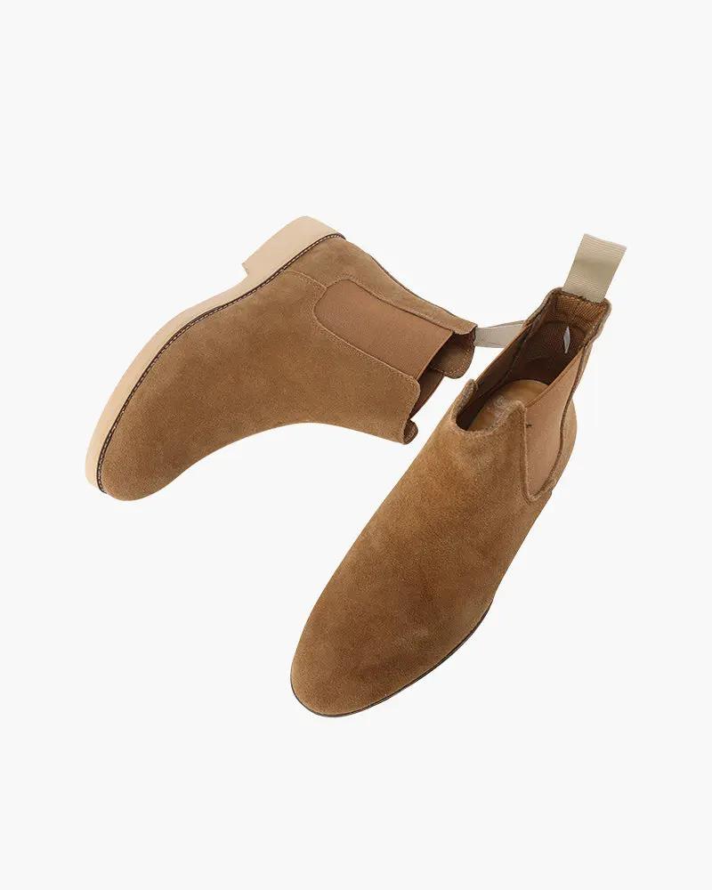 Bottines Chelsea en cuir noir Old Money, taille EU 38, style classique et élégant pour femme.