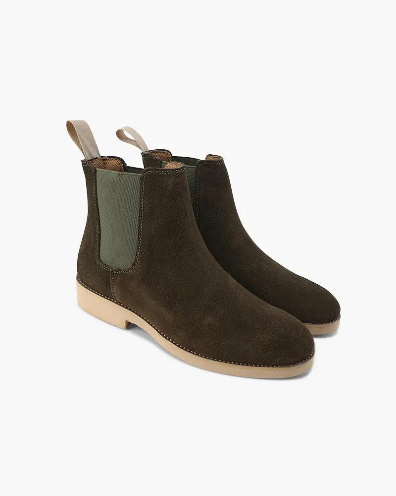 Bottes Chelsea Old Money en cuir noir, taille EU 38, style classique et élégant pour homme.
