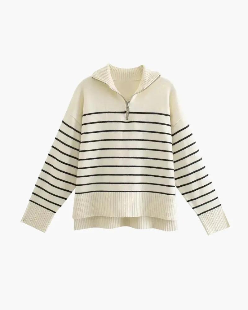 Pull-over en maille chic pour femme de la marque Old Money Women, featuring un design élégant et confortable.