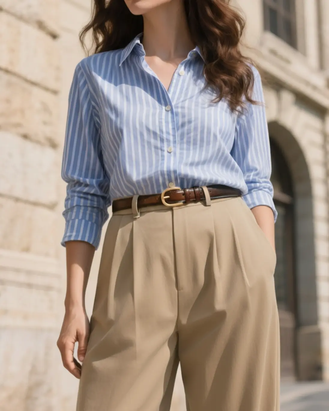 Pantalons Capri blancs pour femmes de la marque Old Money Women, coupe décontractée et élégante, parfaits pour l'été.