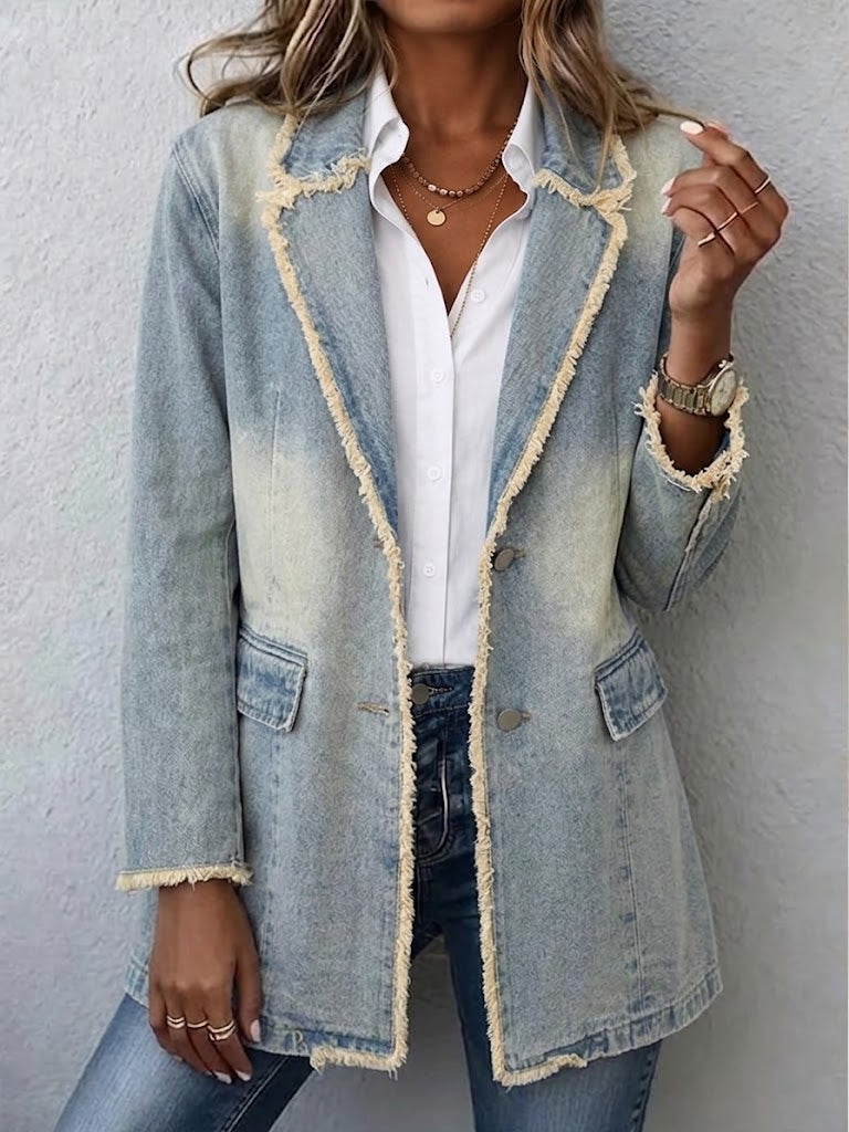 Veste blazer surdimensionnée vintage Dionne de Danoir Paris, en tissu léger avec coupe ample et style rétro.