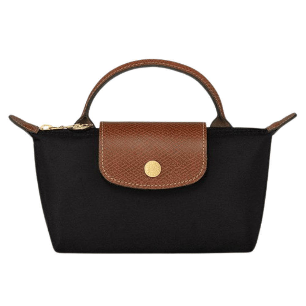 Sac à main Élan Mini Danoir Paris noir avec bandoulière, en cuir synthétique, format compact et élégant.