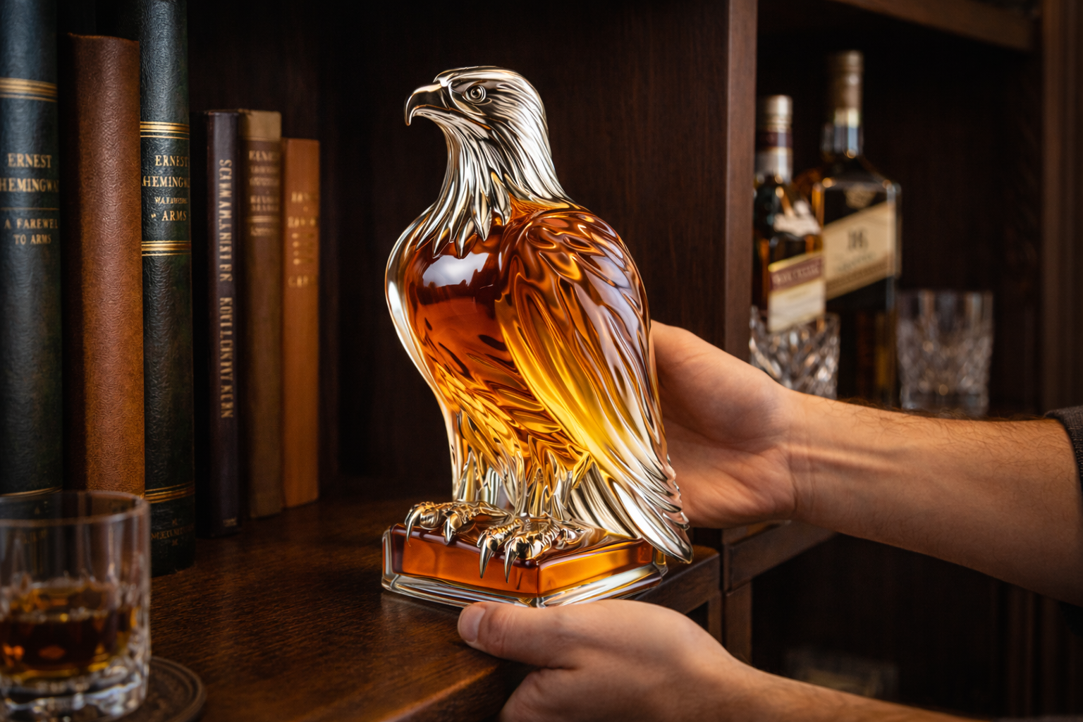 Flasque à whisky Jack Daniel's édition spéciale Aquila, marque Danoir Paris, en acier inoxydable avec design élégant.