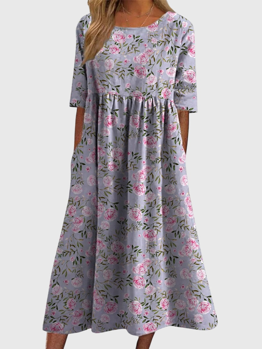 Robes Danoir Paris Aleah, robe flatteuse en tissu léger, coupe élégante et moderne, portée en situation décontractée ou habillée