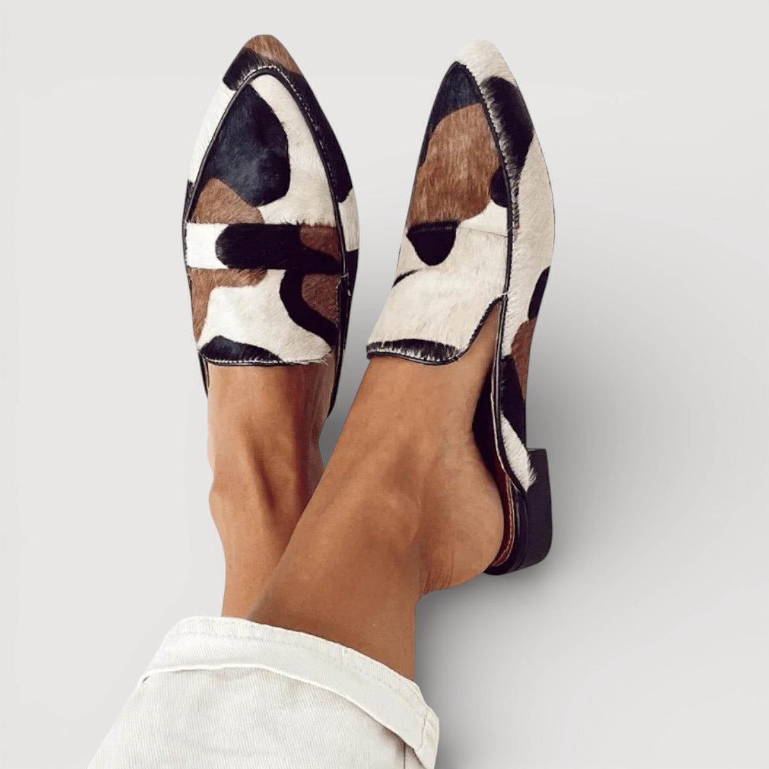 Mocassins Danoir Paris Velle avec détails élégants, en cuir noir, chaussure tendance pour femmes, style sophistiqué et confortable