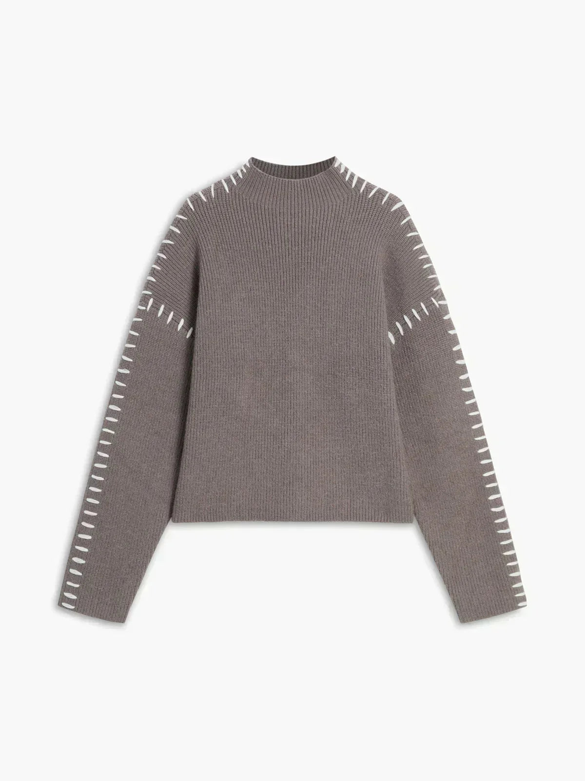 Pull confortable Danoir Paris Nia automne en noir, doux et chaud, porté sur un mannequin, idéal pour la saison automnale.