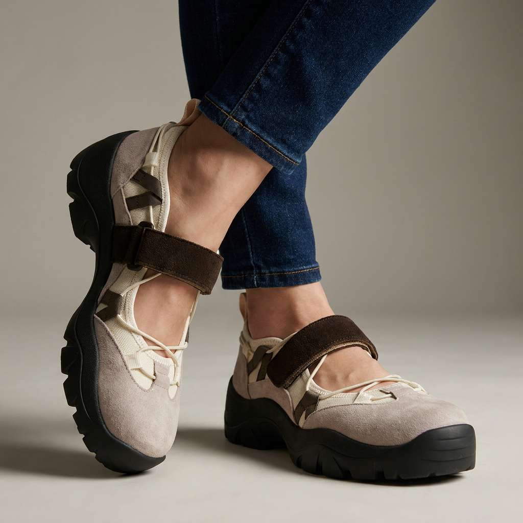 Mocassins beige Danoir Paris Velina ComfortWalk en cuir, détails élégants et semelle confortable pour un style chic.