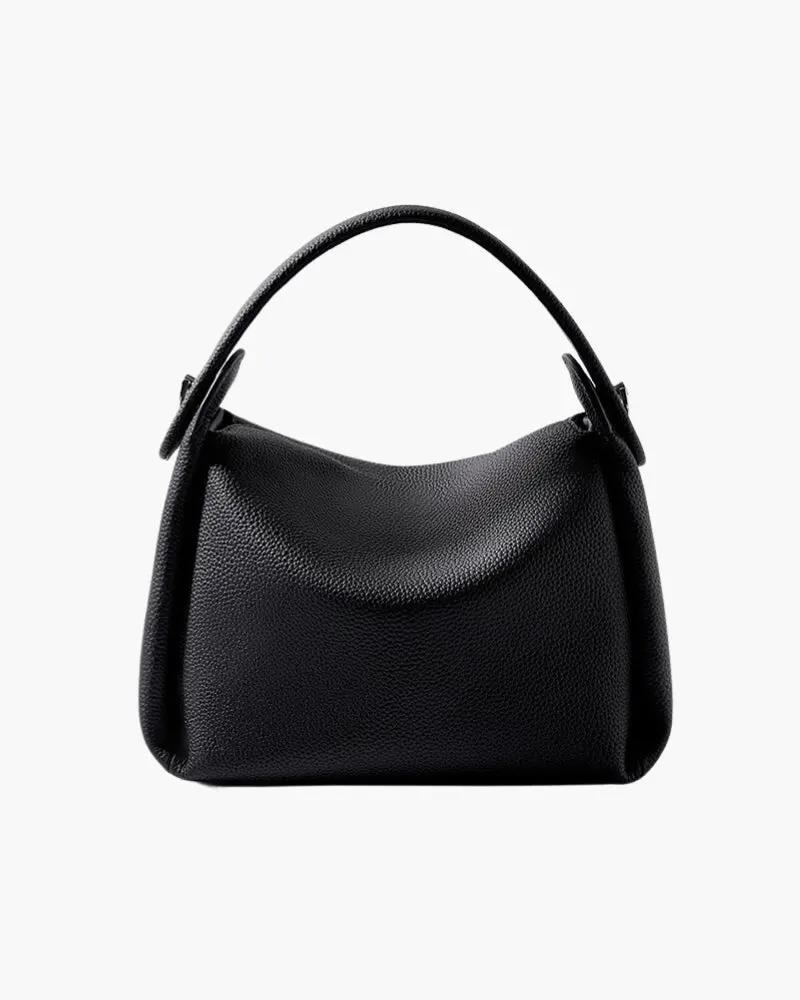 Sac à main beige Classy Lady de Danoir Paris avec poignées élégantes et détails raffinés, vue de face.