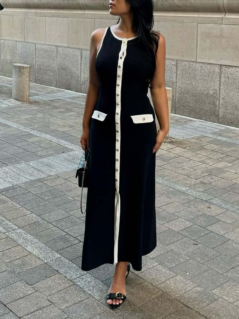 Robe flottante beige Noella de Danoir Paris, élégante, légère et fluide, portée avec finesse et style.